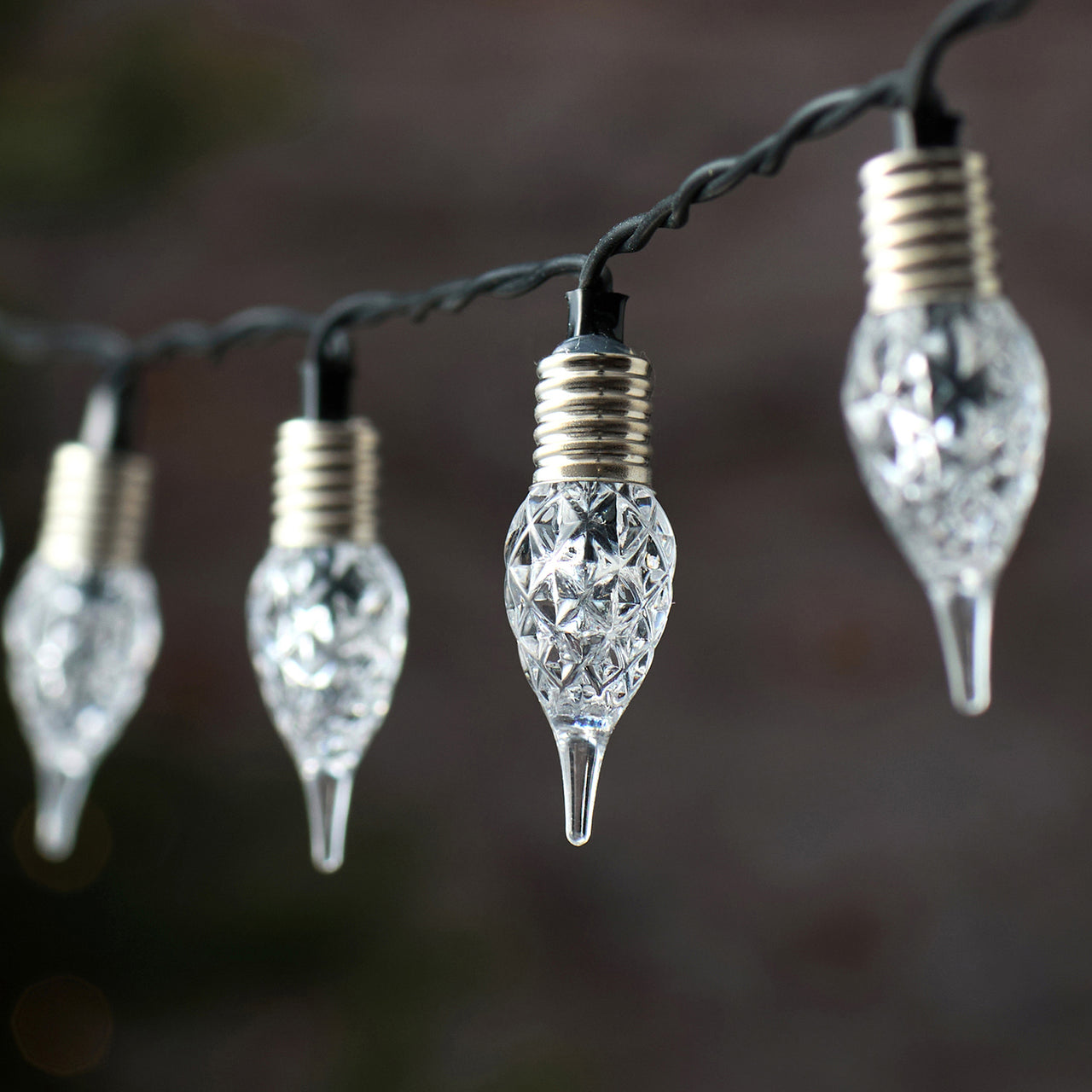 Vintage Pear Drop LED Twinkle Effect String Lights