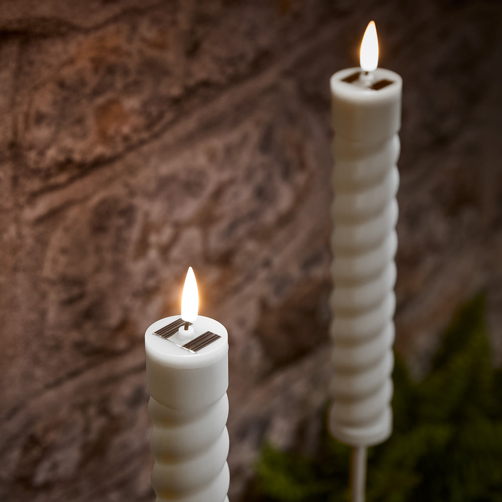 2 TruGlow® Solar Tiki Torches