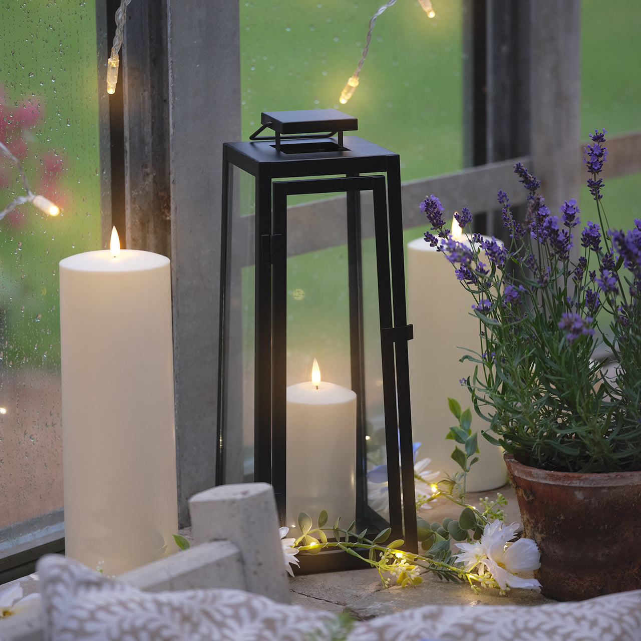 Porto Lantern Duo with TruGlow® Candles