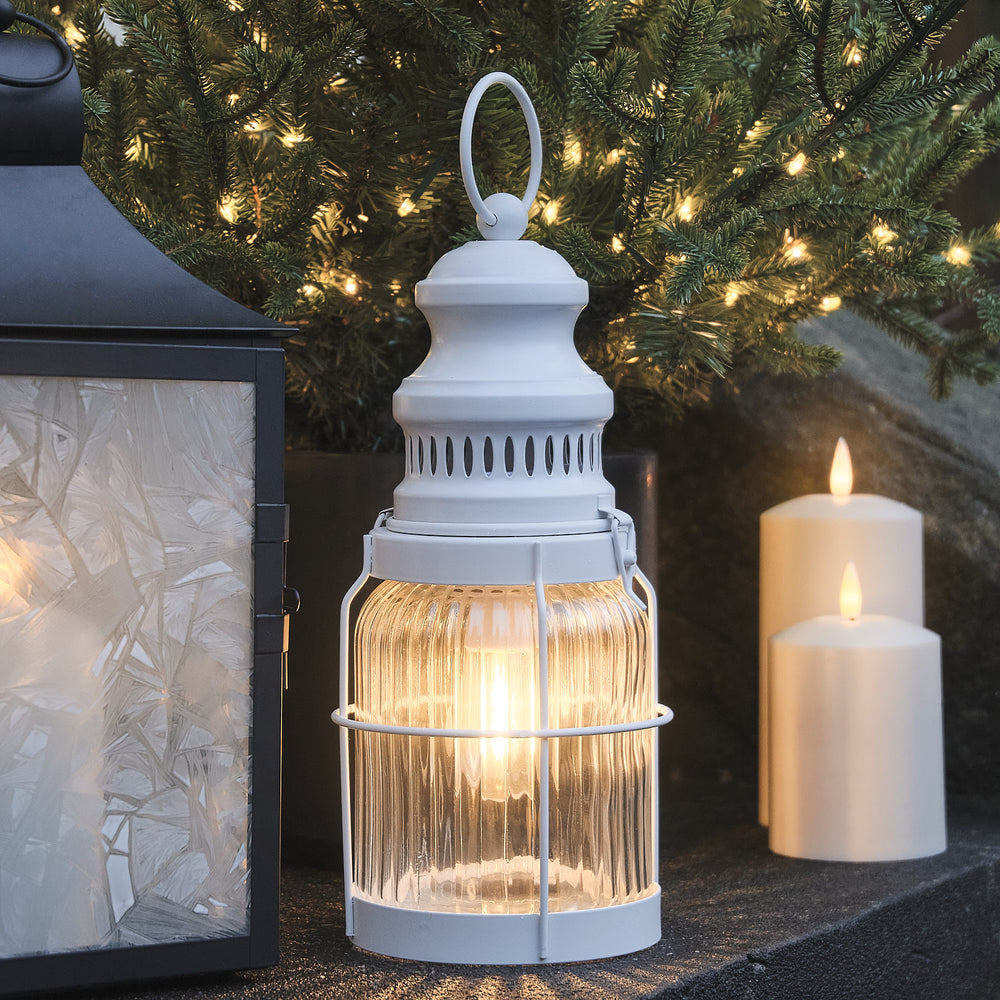 Alaska Storm Rechargeable Outdoor Filament Lantern