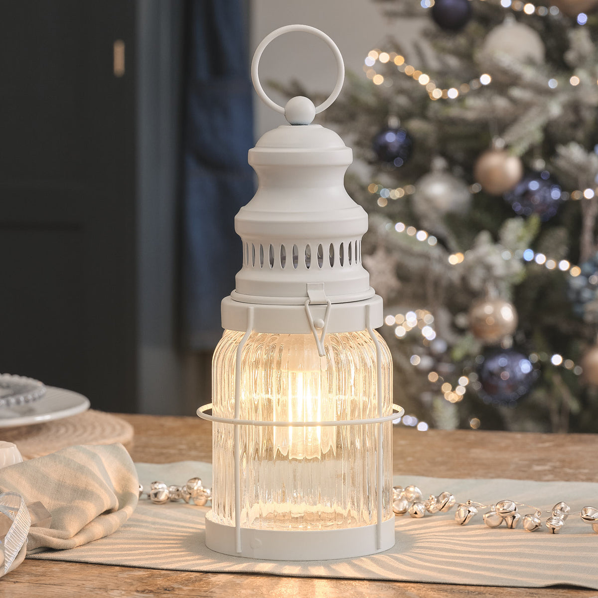 Alaska Storm Rechargeable Outdoor Filament Lantern