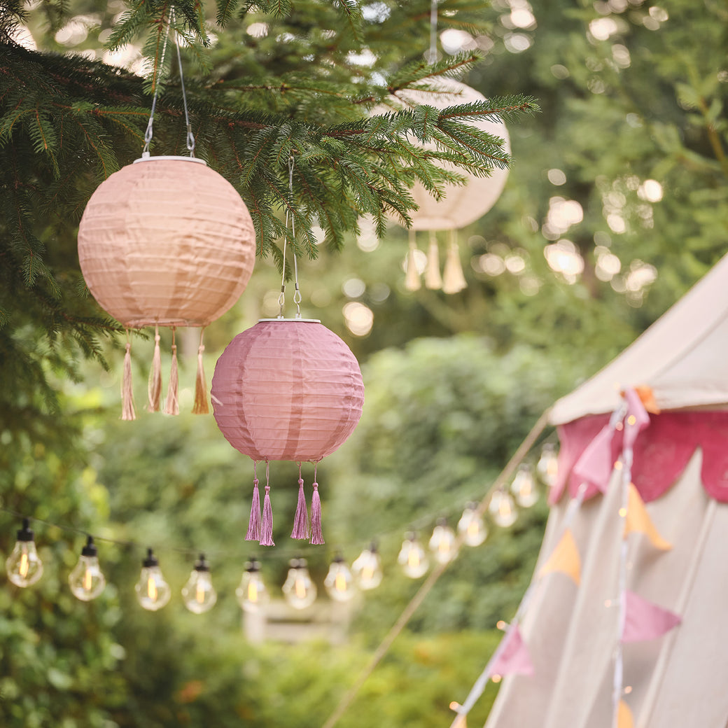 Hanging solar lucena lanterns