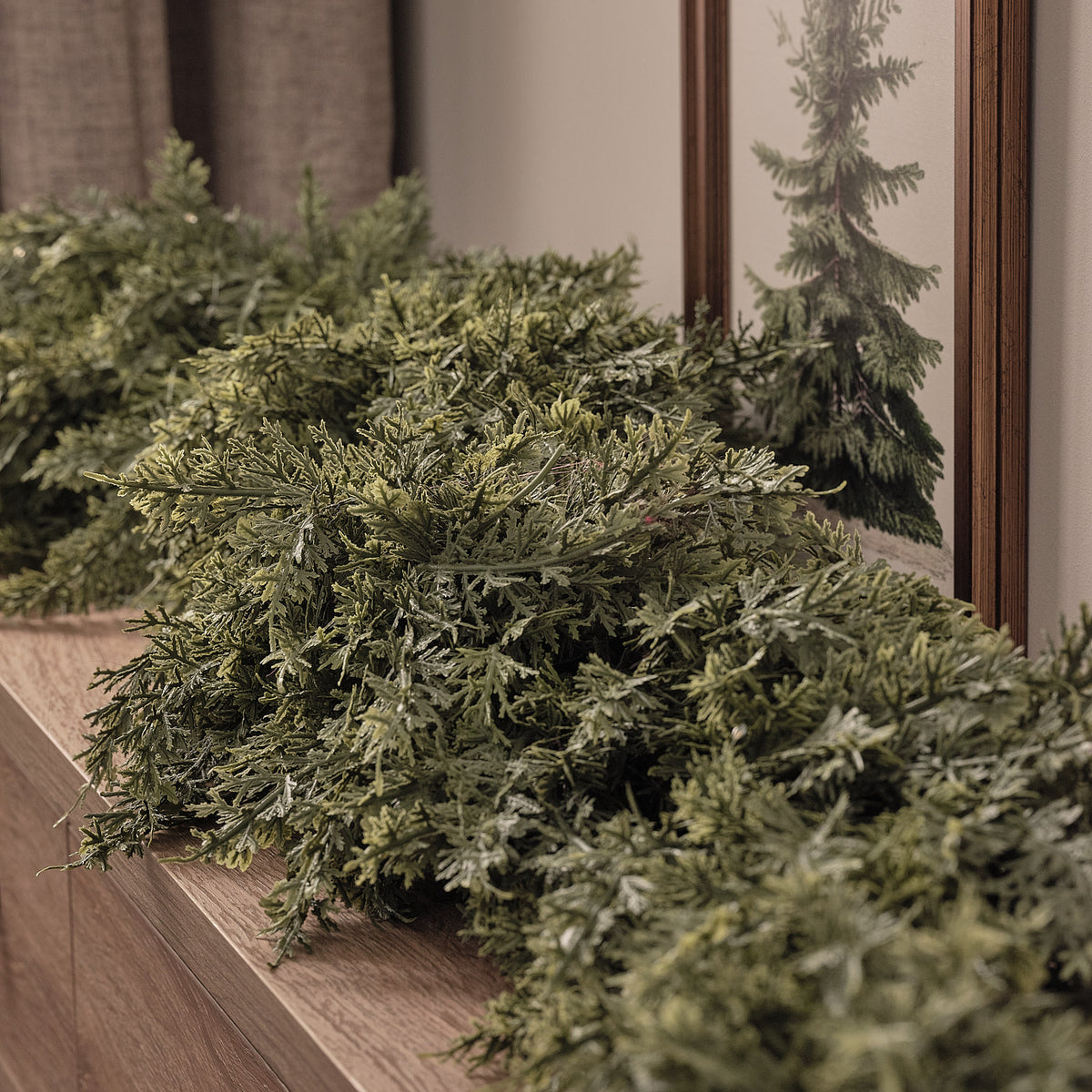 Conifer and Pinecone Swag & Wreath