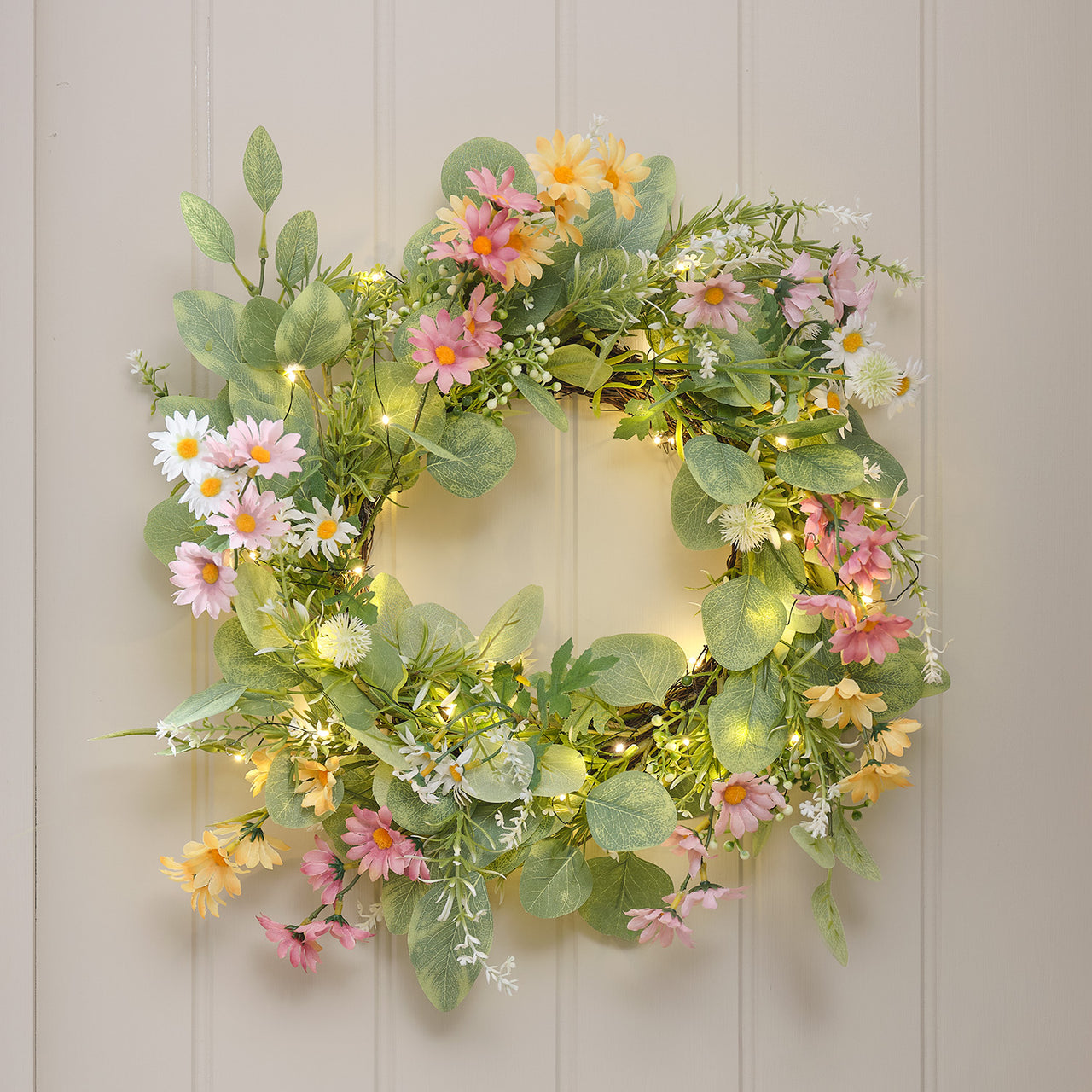 Wilderness Easter / Spring Daisy Wreath