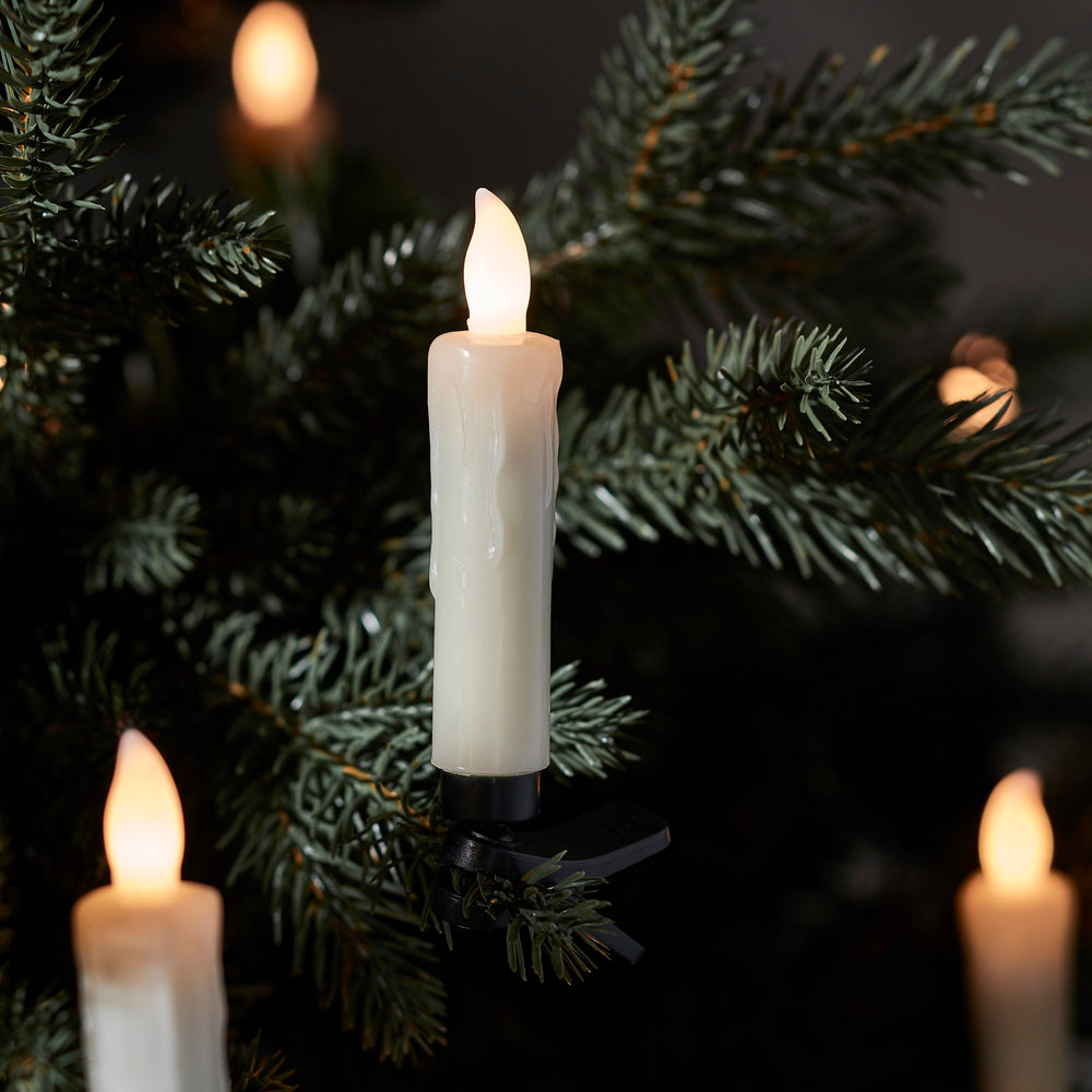 20 Ivory Christmas Tree Candle Lights
