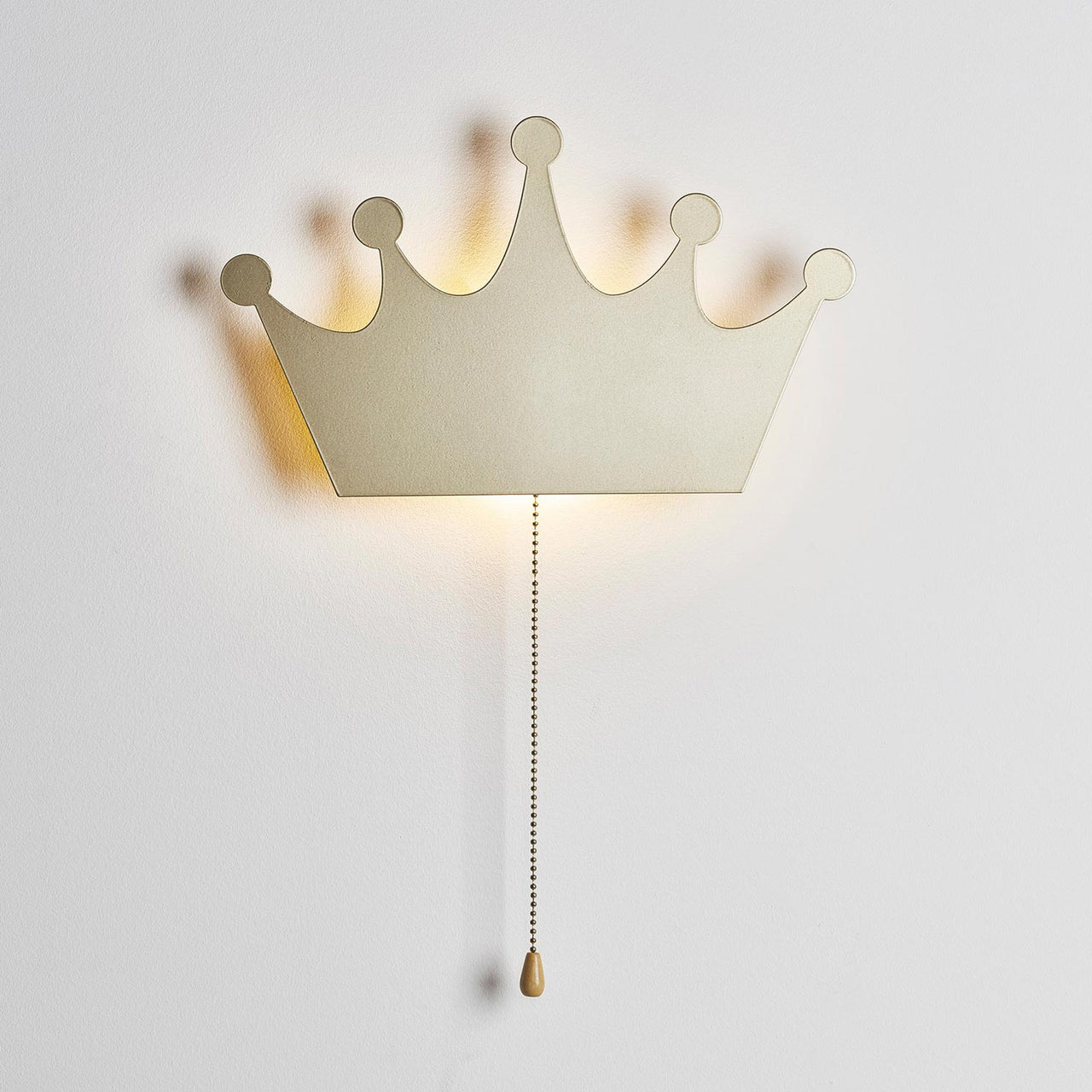 Gold Crown Wall Light