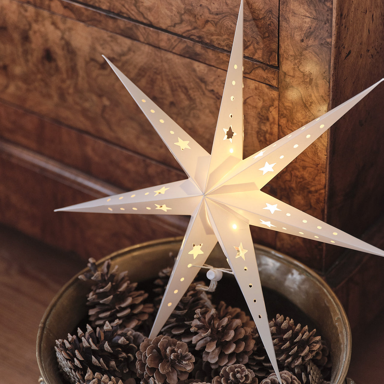 Paper Star Decoration Trio
