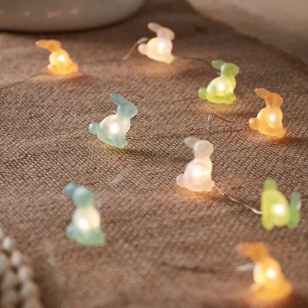 20 Pastel Bunny Micro Fairy Lights