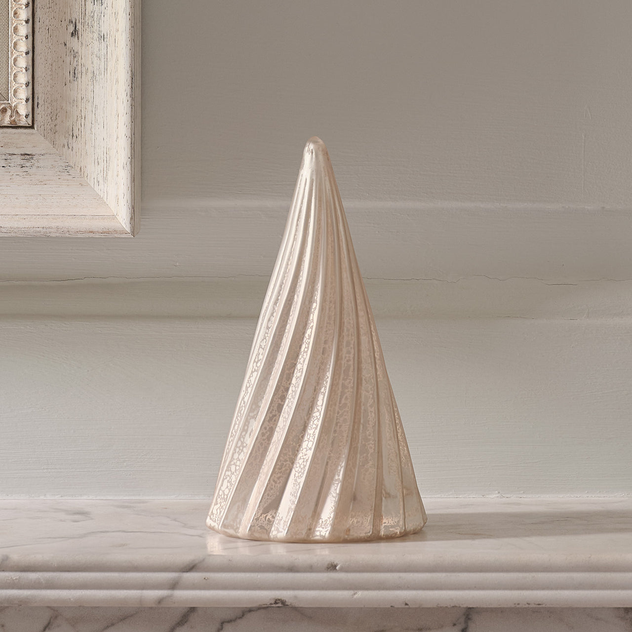 Glass Christmas Tree LED Table Decoration