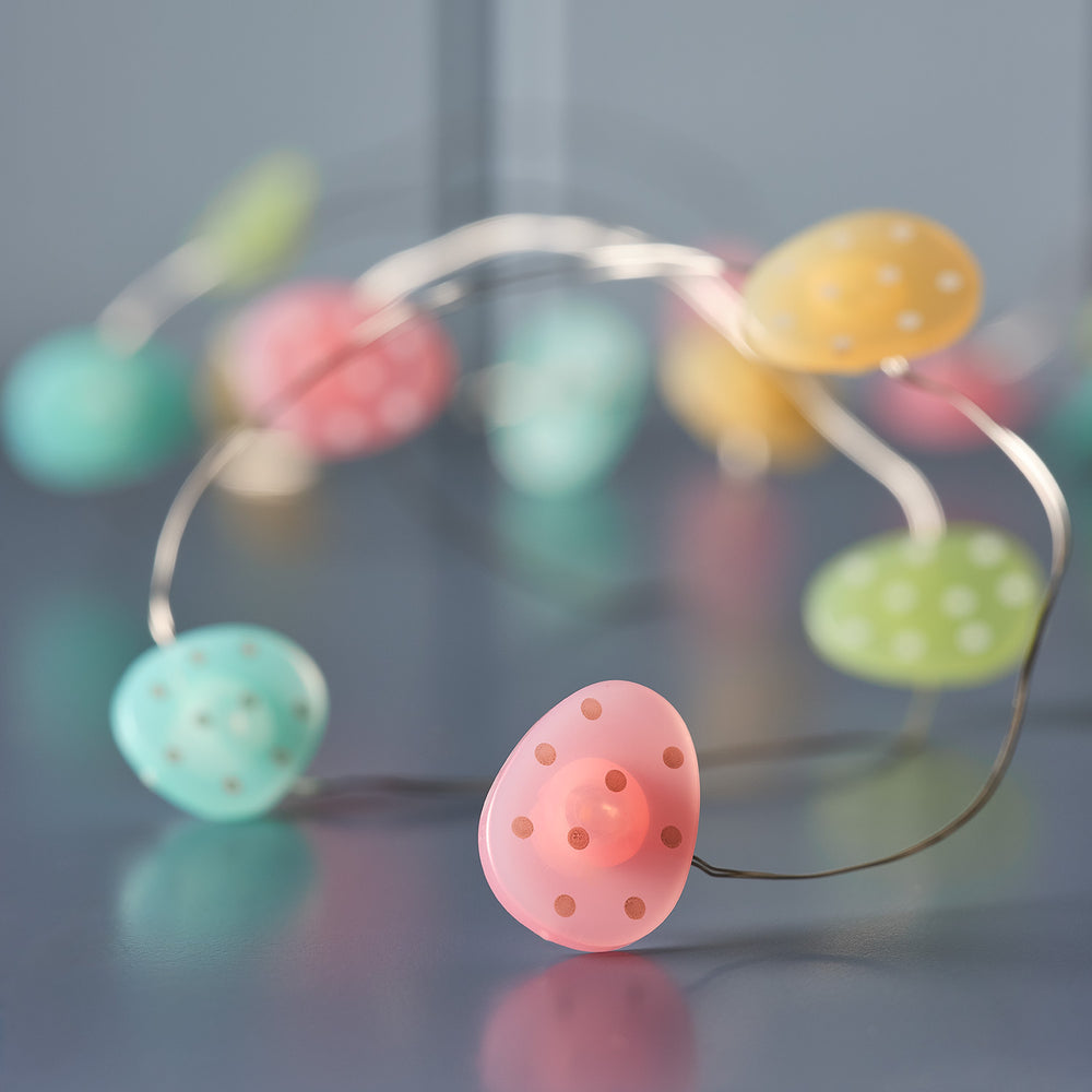 20 Easter Egg Micro LED Battery Fairy Lights