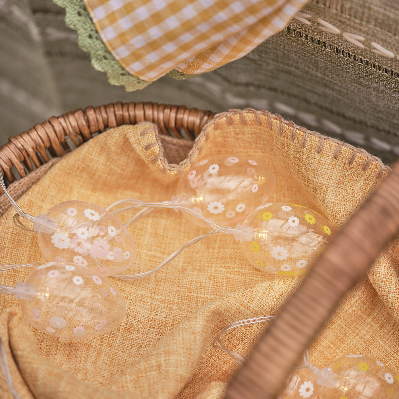 10 Easter Egg LED Battery String Lights