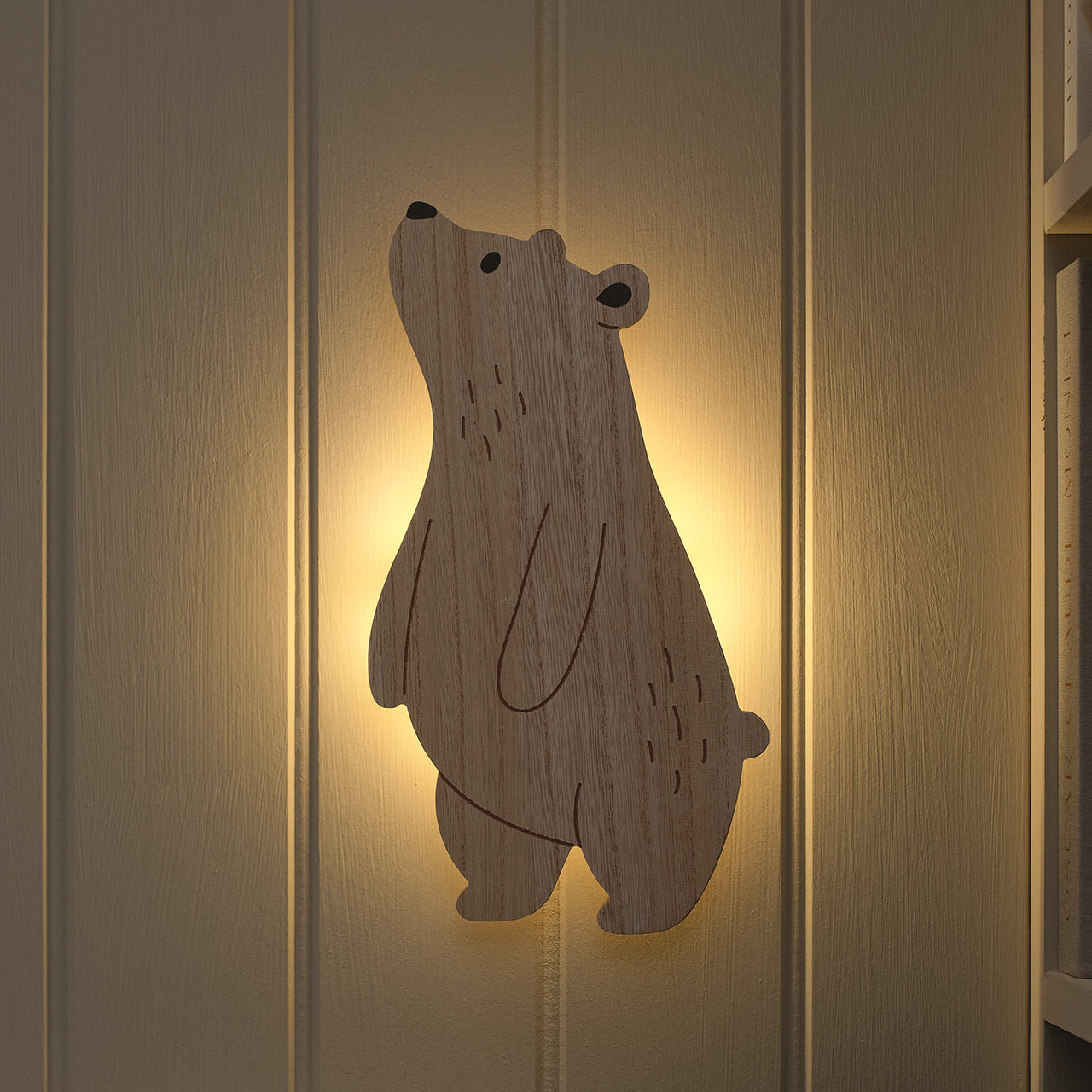 Curious Bear Children's Wall Light