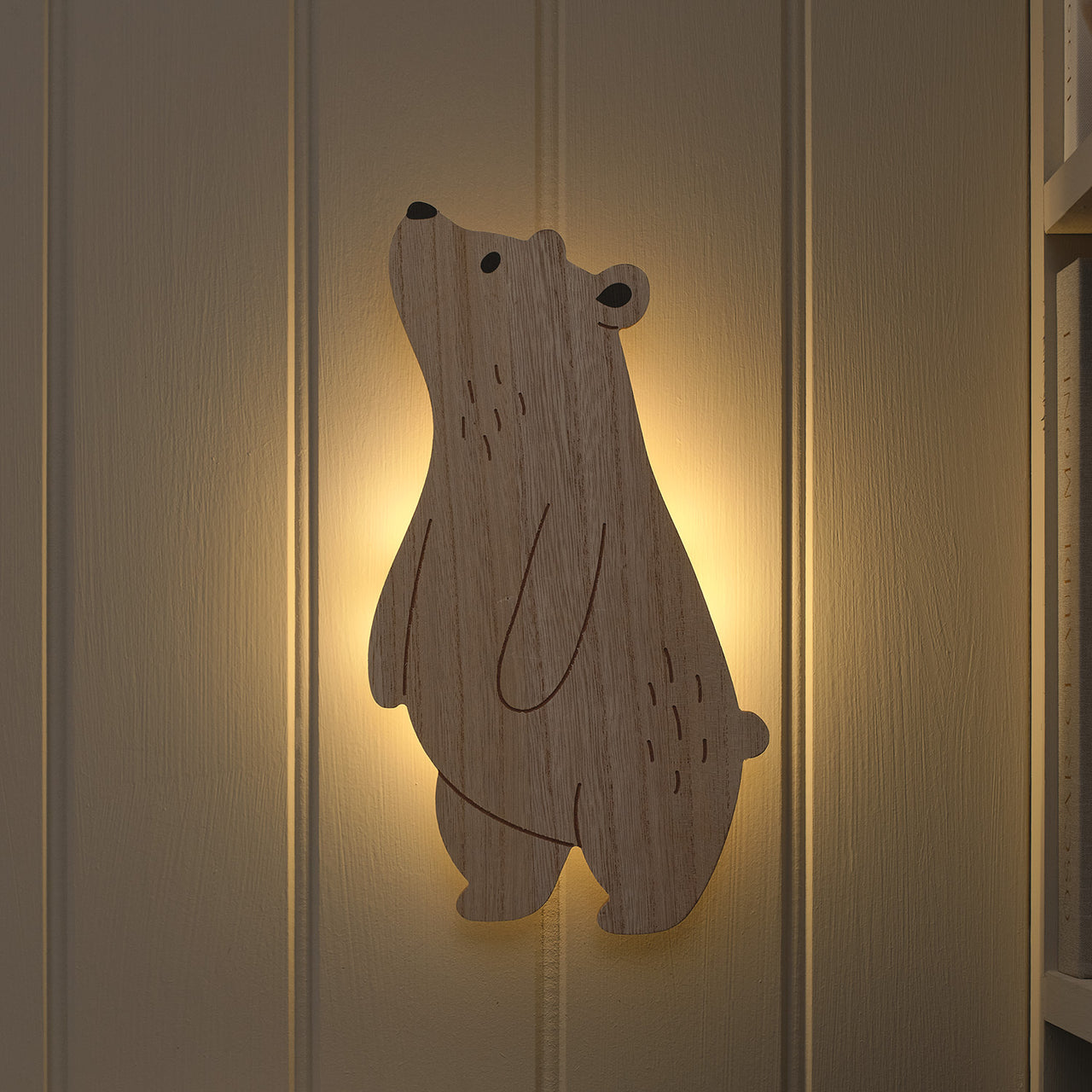 Curious Bear Children's Wall Light