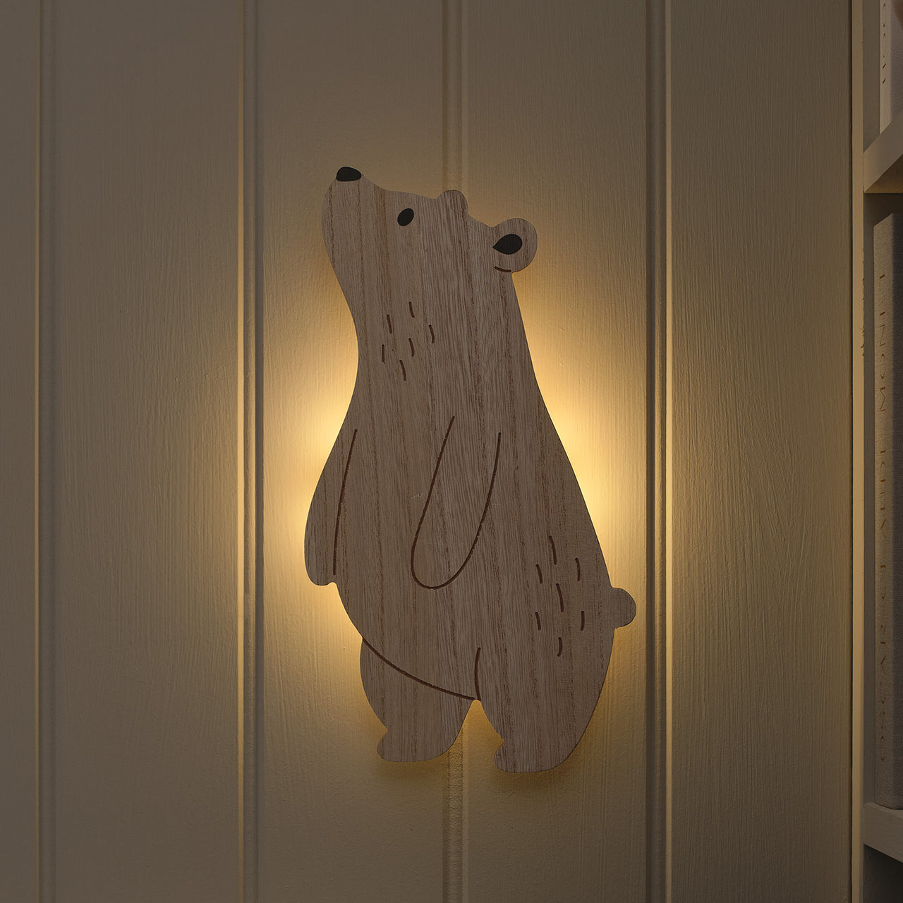 Curious Bear Children's Wall Light