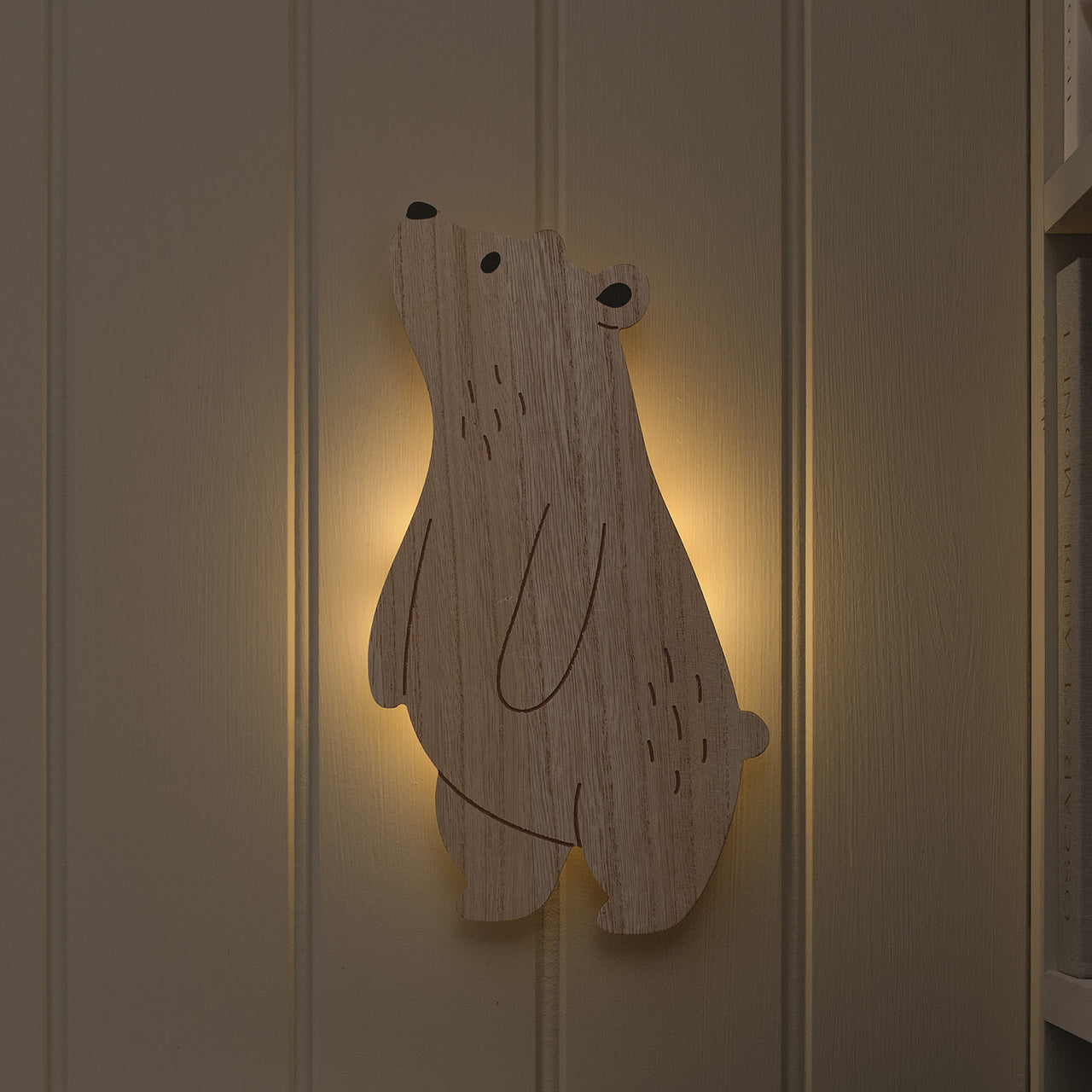 Curious Bear Children's Wall Light