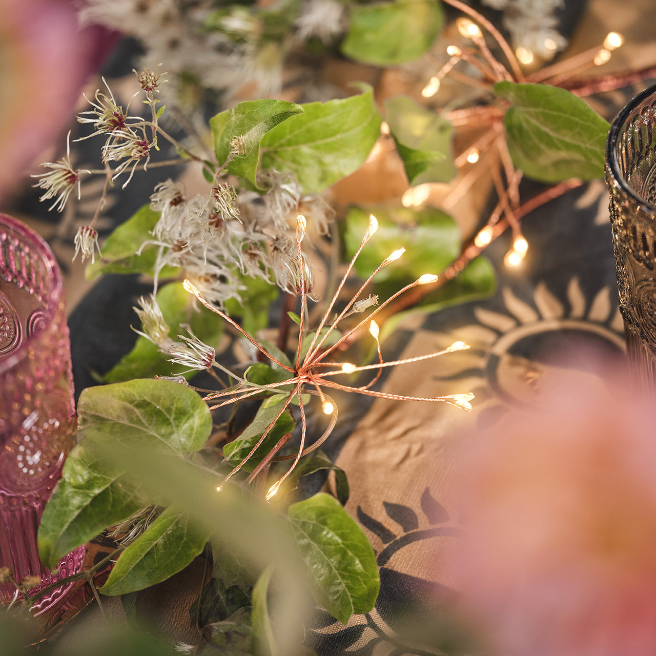 Gold Starburst Garland | Summer Decoration