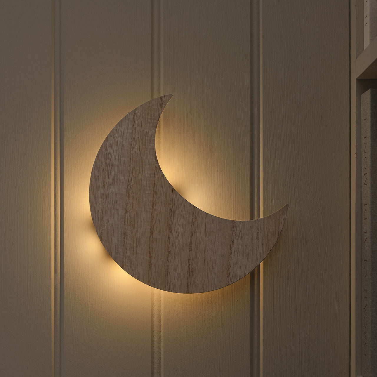 Moonbeam Children's Battery Wall Light
