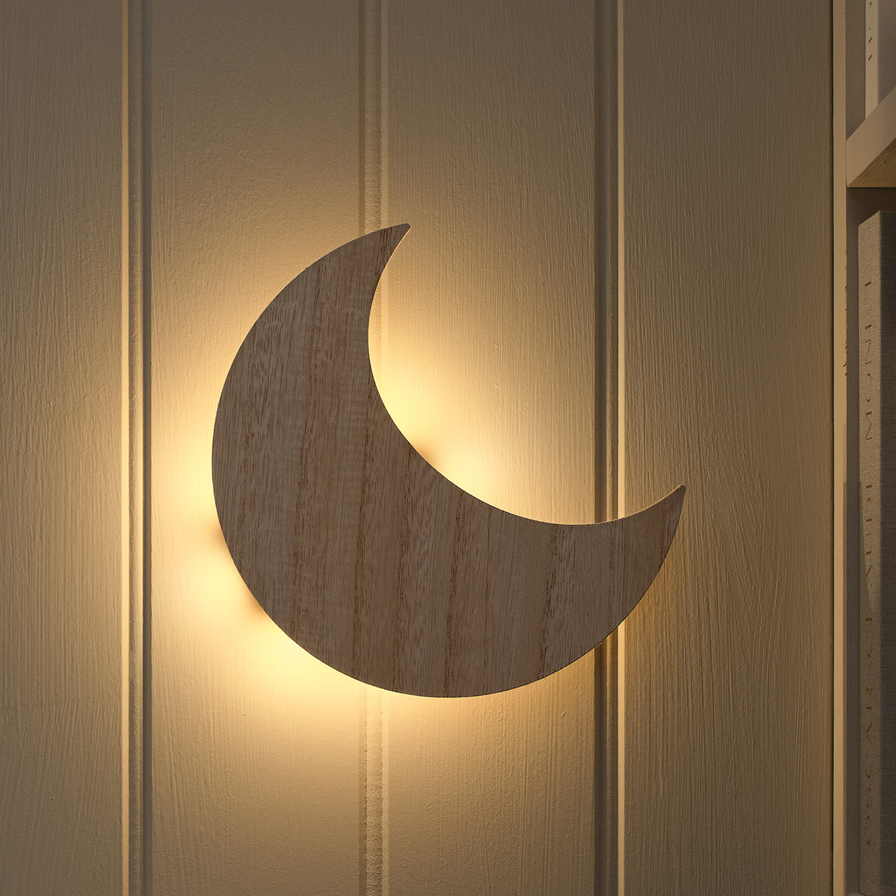 Moonbeam Children's Battery Wall Light