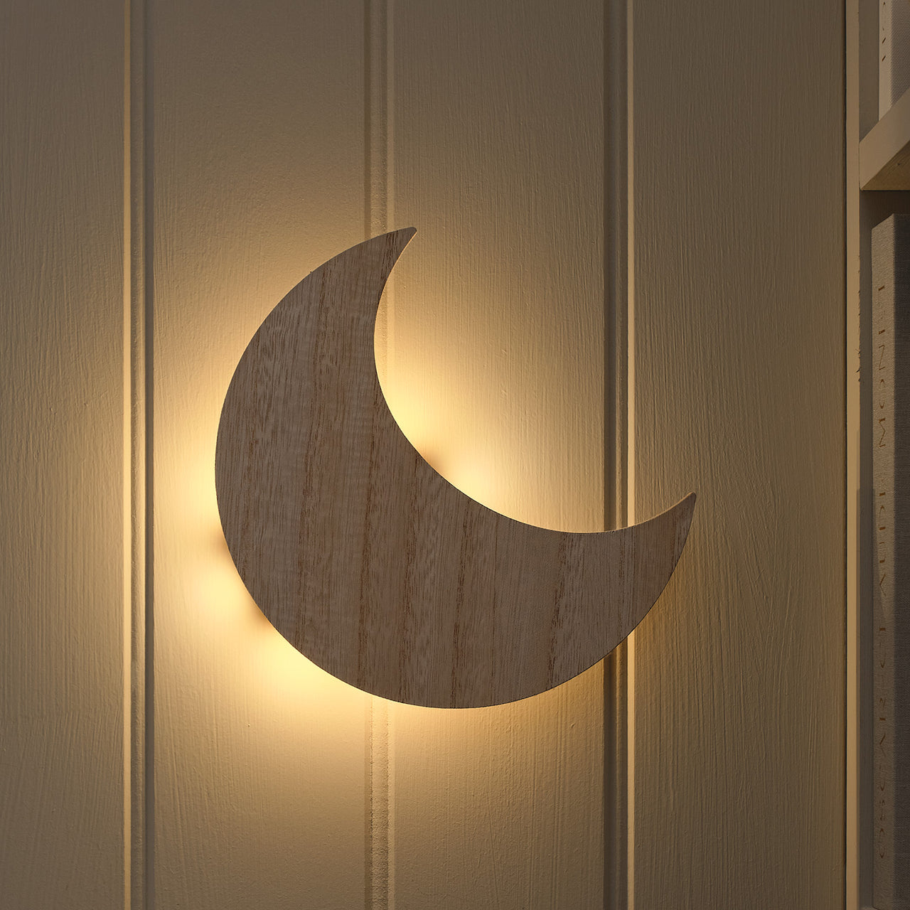 Moonbeam Children's Battery Wall Light