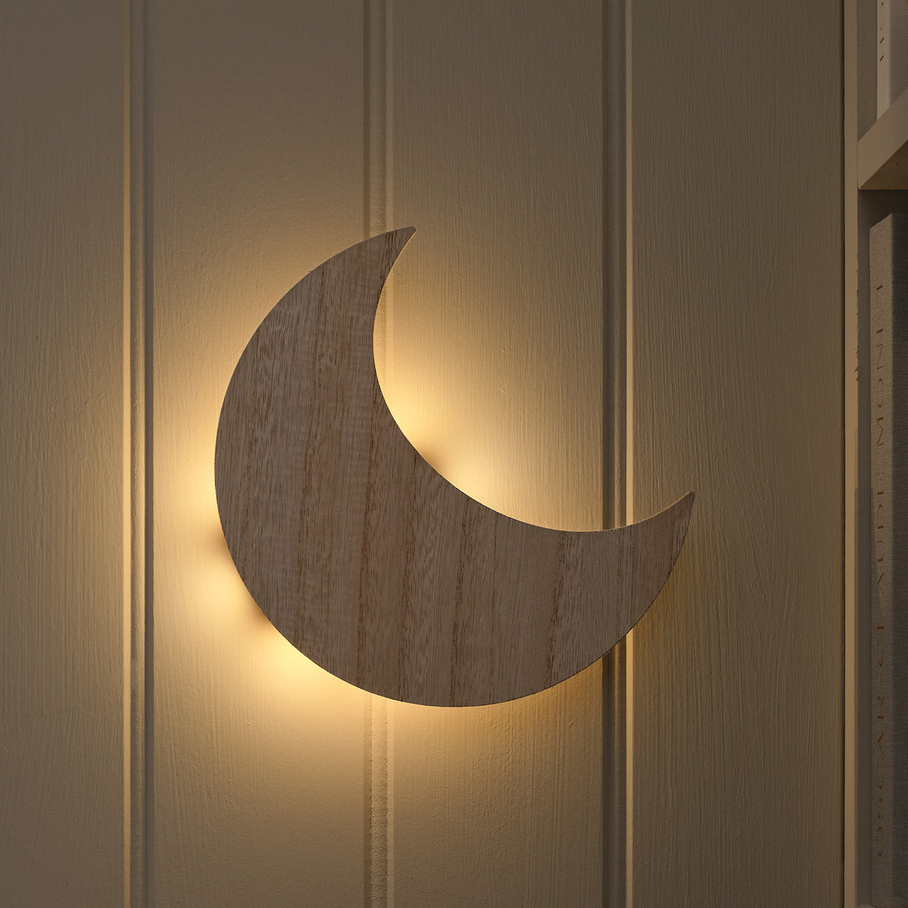 Moonbeam Children's Battery Wall Light