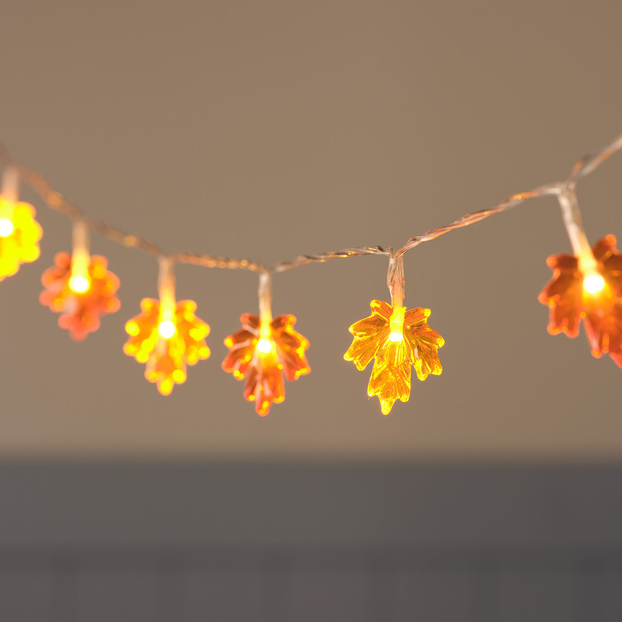 20 Maple Leaf LED Fairy Lights