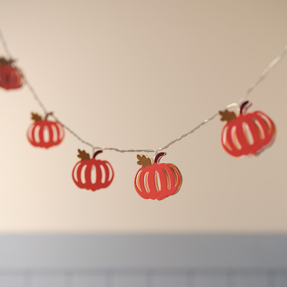 10 Autumn Pumpkin LED Fairy lights