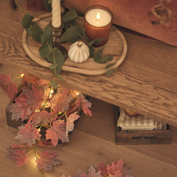 Maple leaf micro garland