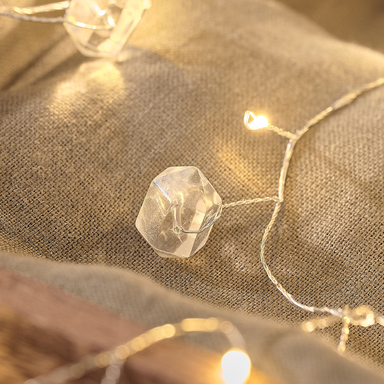 1.8m Crystal Light Up Micro LED Garland