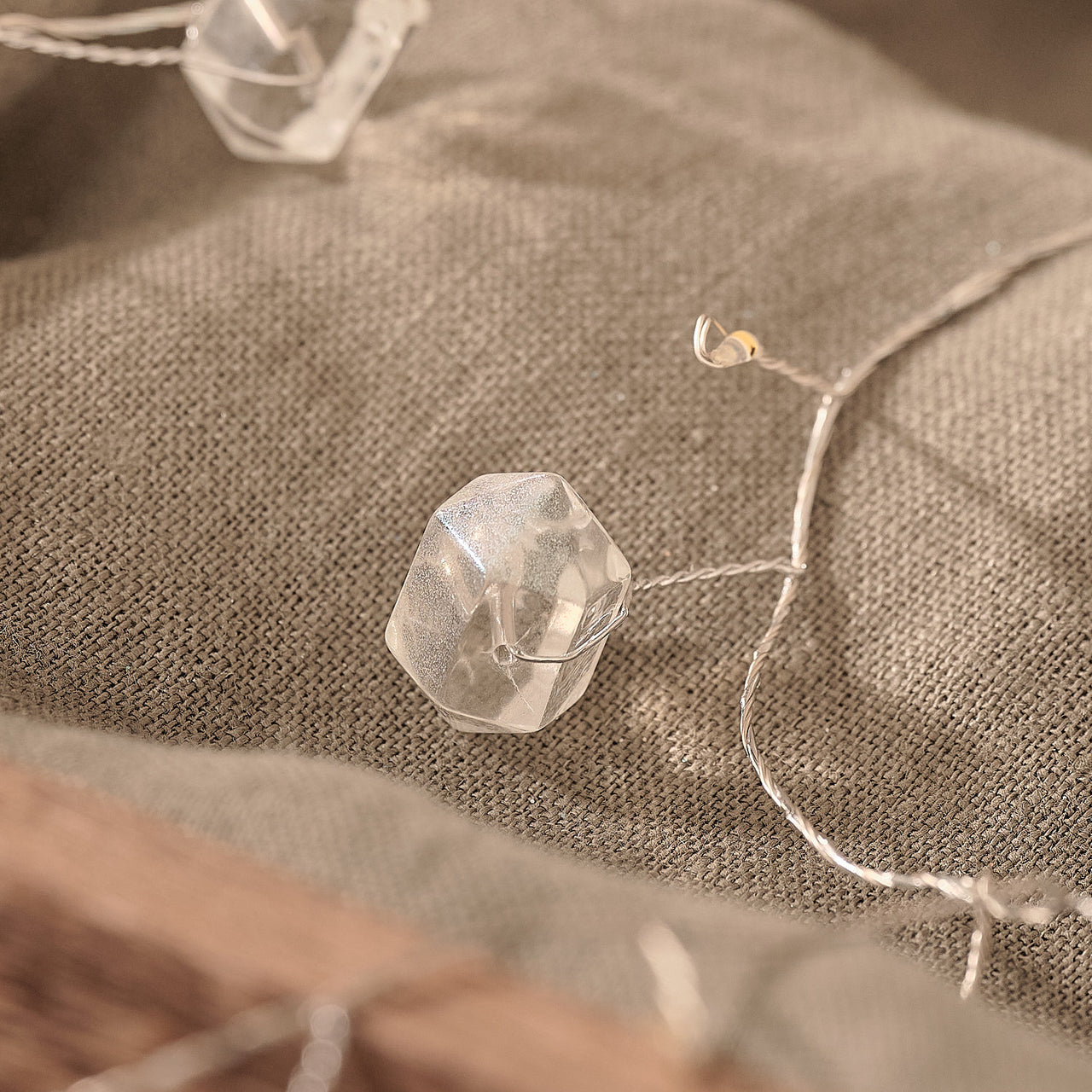 1.8m Crystal Light Up Micro LED Garland