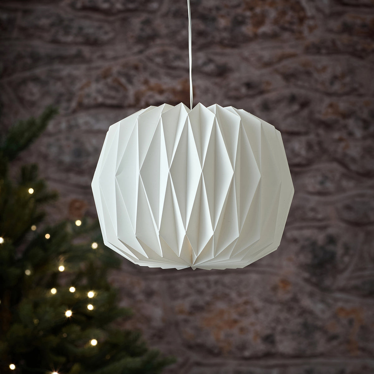 Paper Lantern Outdoor LED Pendant Light