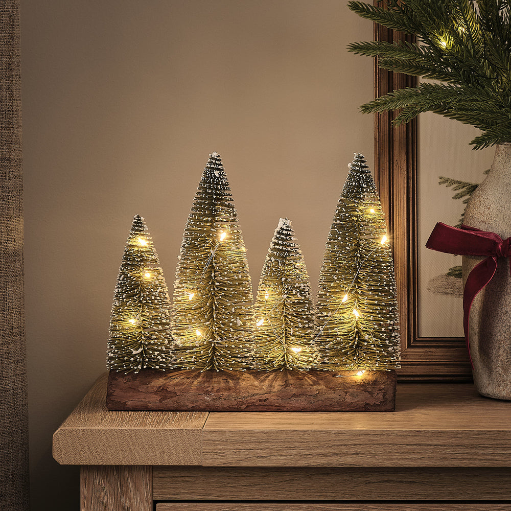 Mini Christmas Tree Table Decoration with Micro Lights