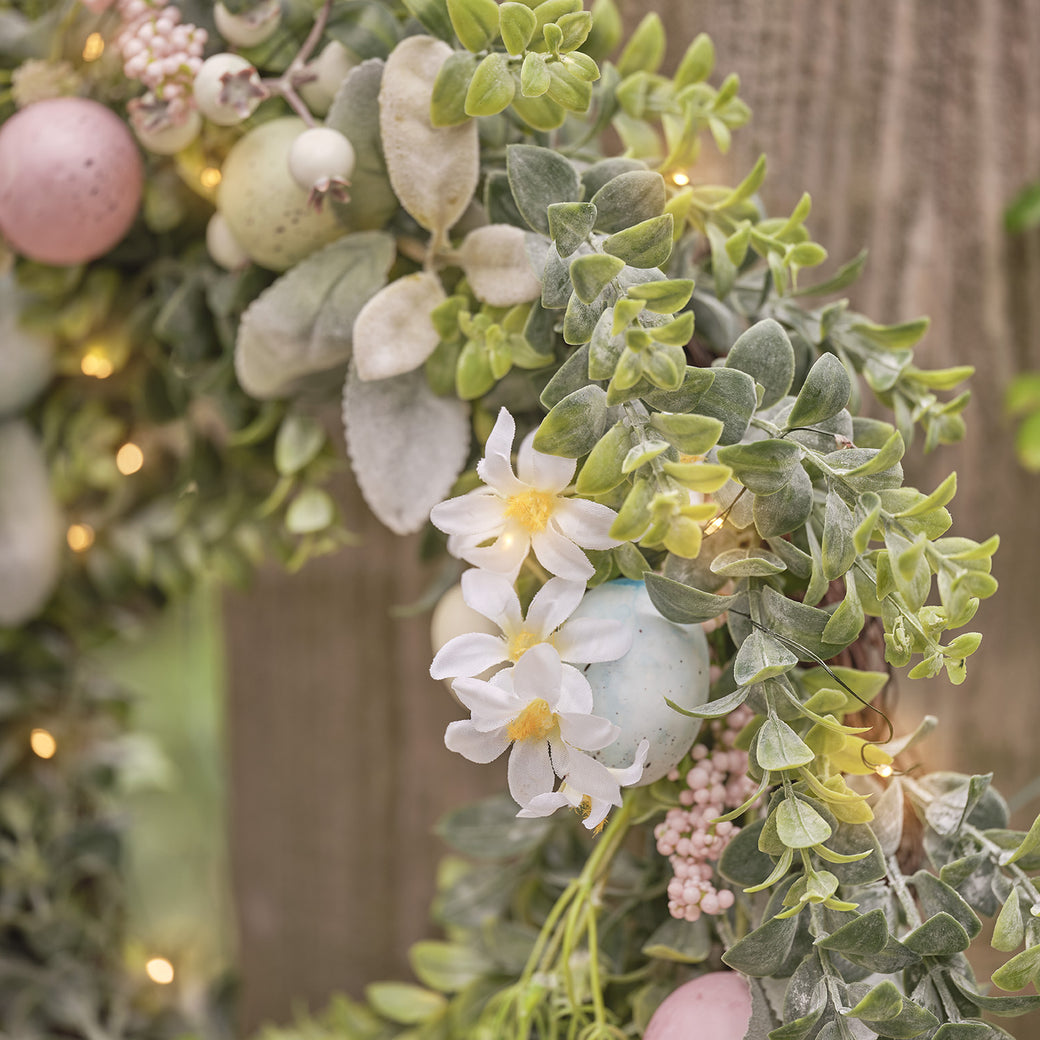 Easter egg wreath