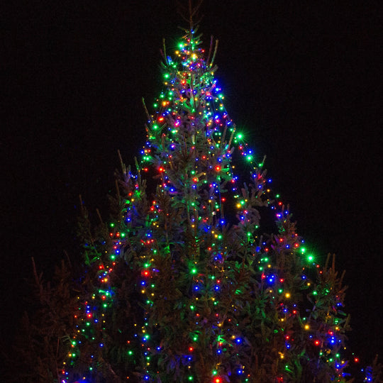 Core Connect 50m 500 Multi Coloured Connectable Fairy Lights Green Cab