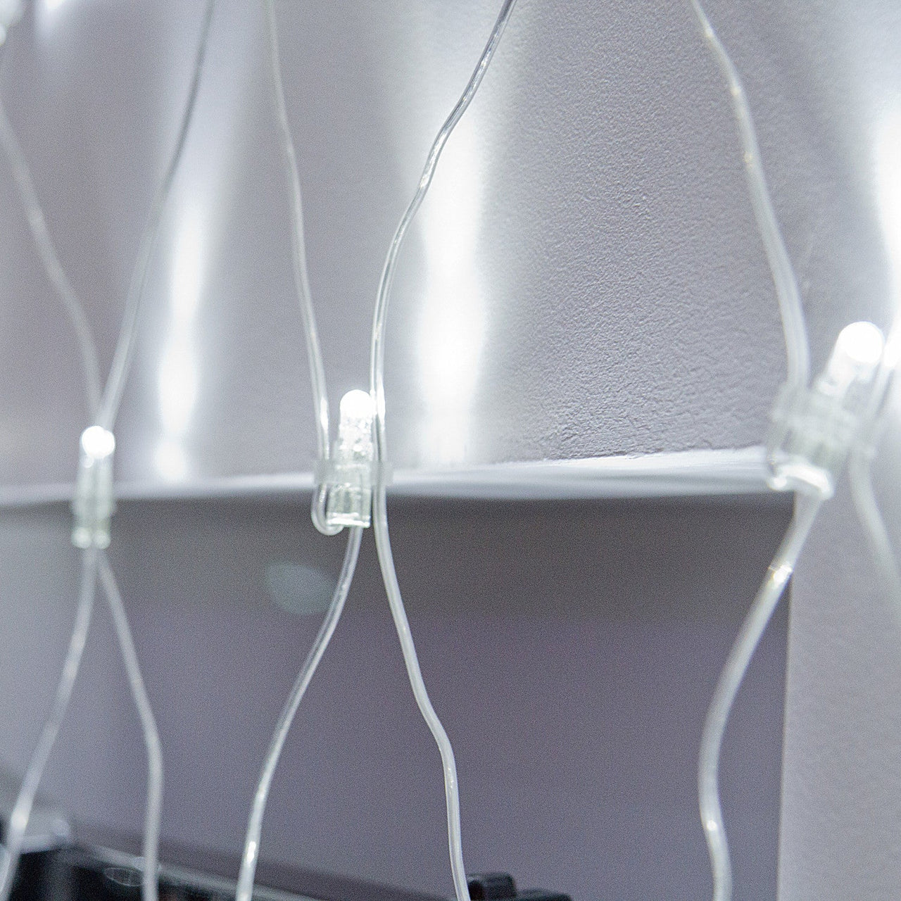 Core Connect 2m x 2m 140 White Connectable Net Lights Clear Cable ...