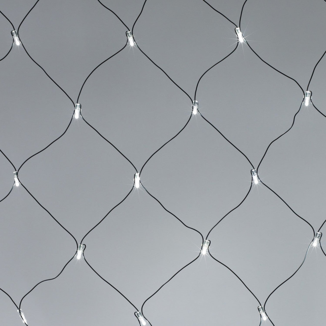 Core Connect 2m x 2m 140 White Connectable Net Lights Green Cable