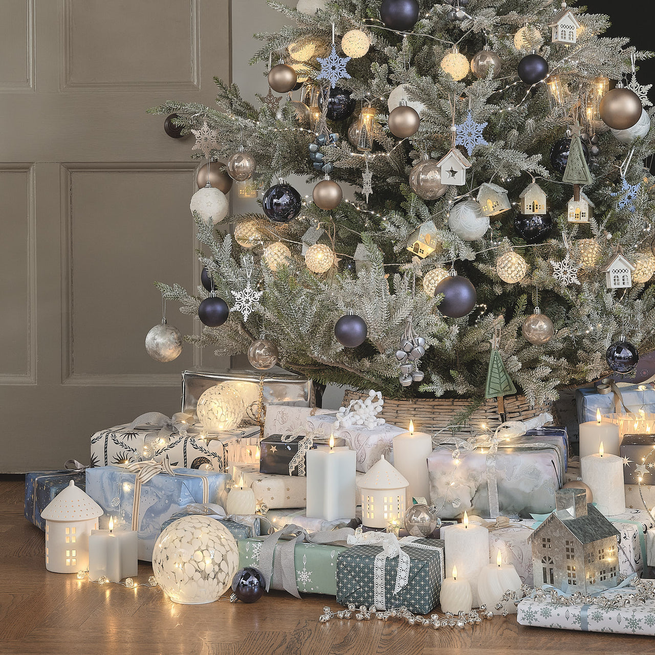 TruGlow® Frost Effect LED Pillar Candle Trio with Remote Control