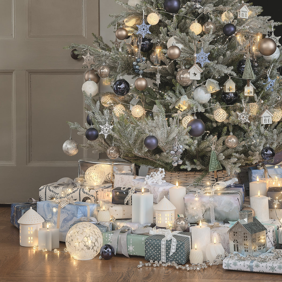 TruGlow® Snowy Sky Star LED Candle Trio with Remote Control