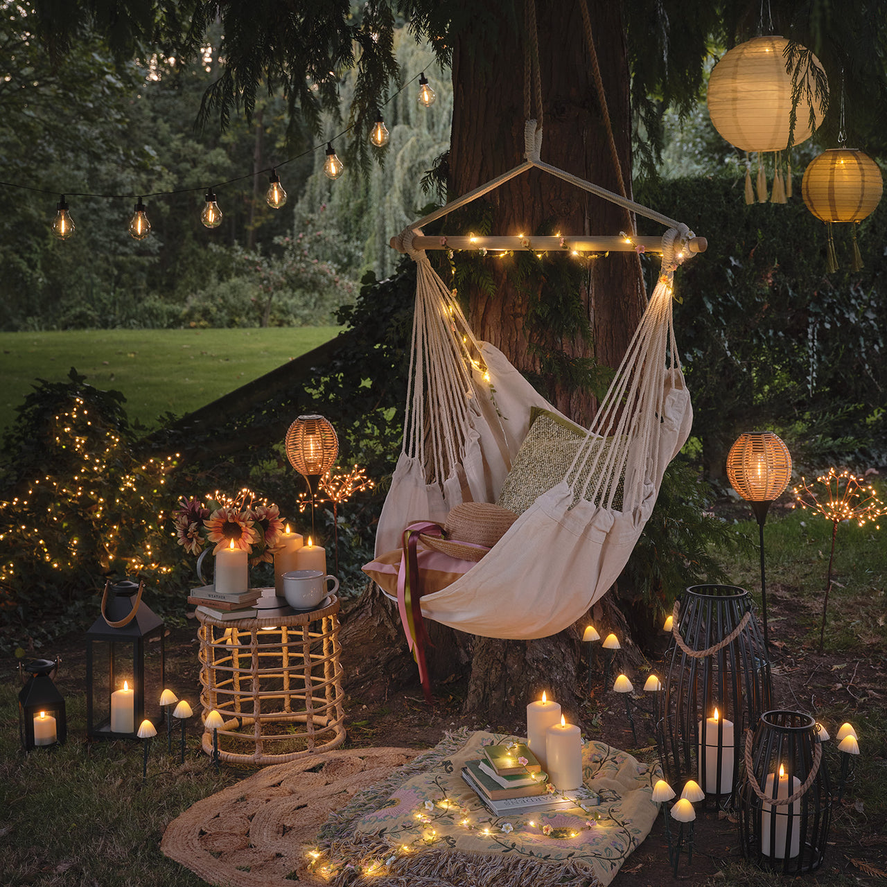 Hygge Solar Garden Table