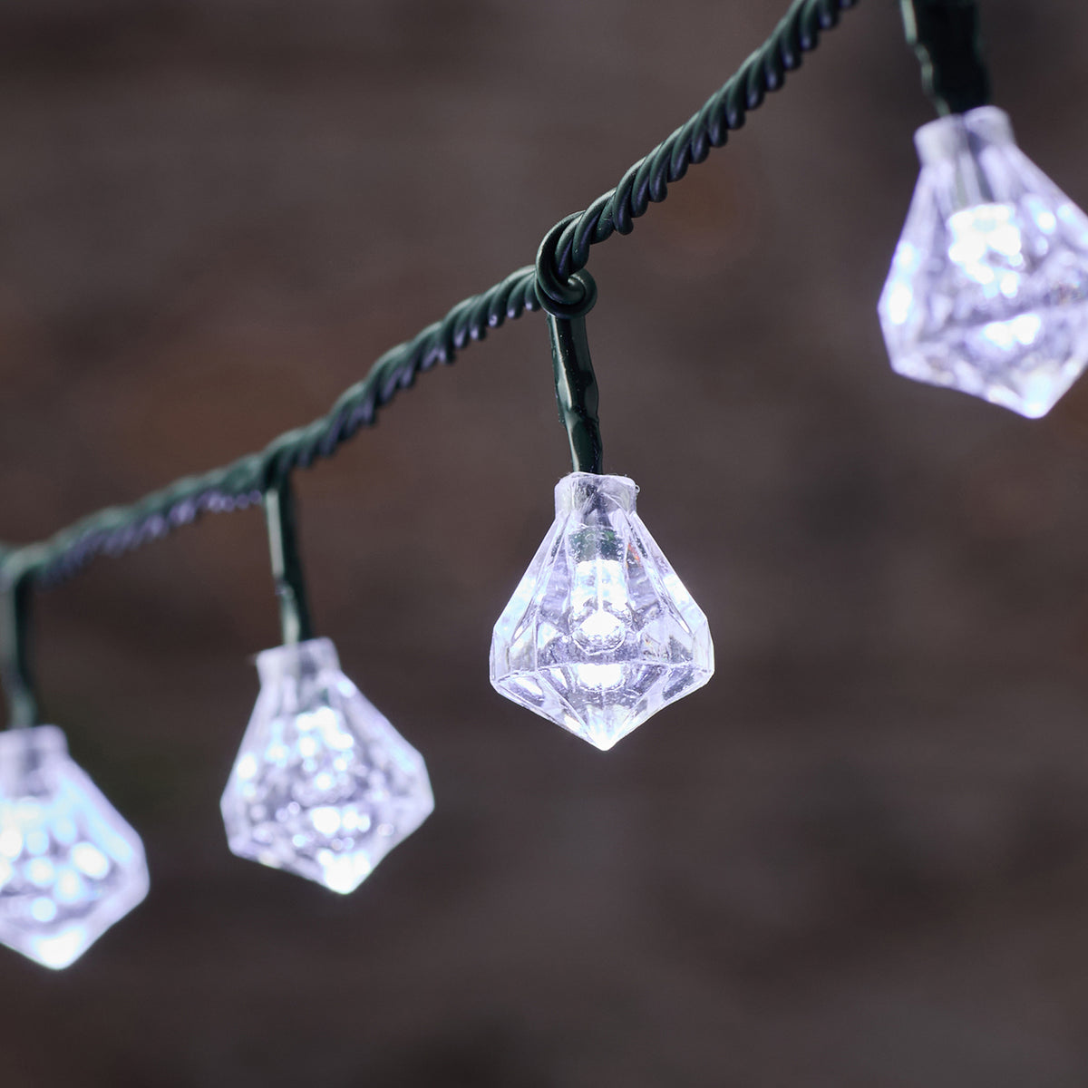 15m Dual LED Diamond Cap Outdoor Christmas Tree Lights