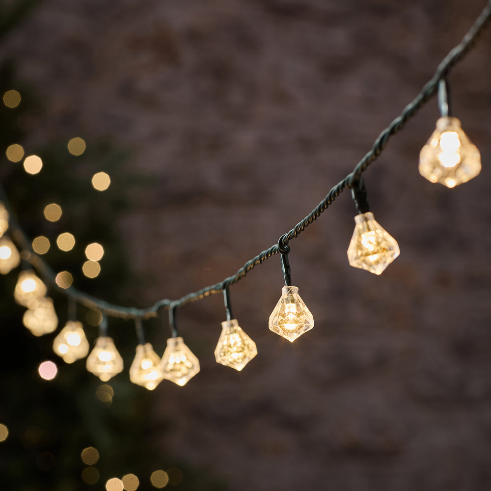 15m Dual LED Diamond Cap Outdoor Christmas Tree Lights