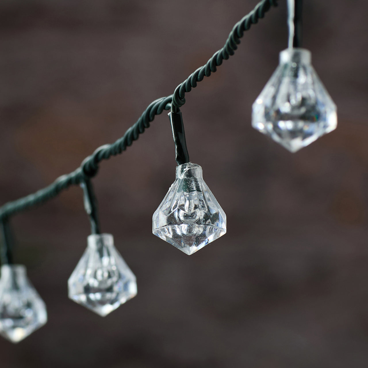 15m Pastel Blue Diamond Cap Outdoor Christmas Tree Lights