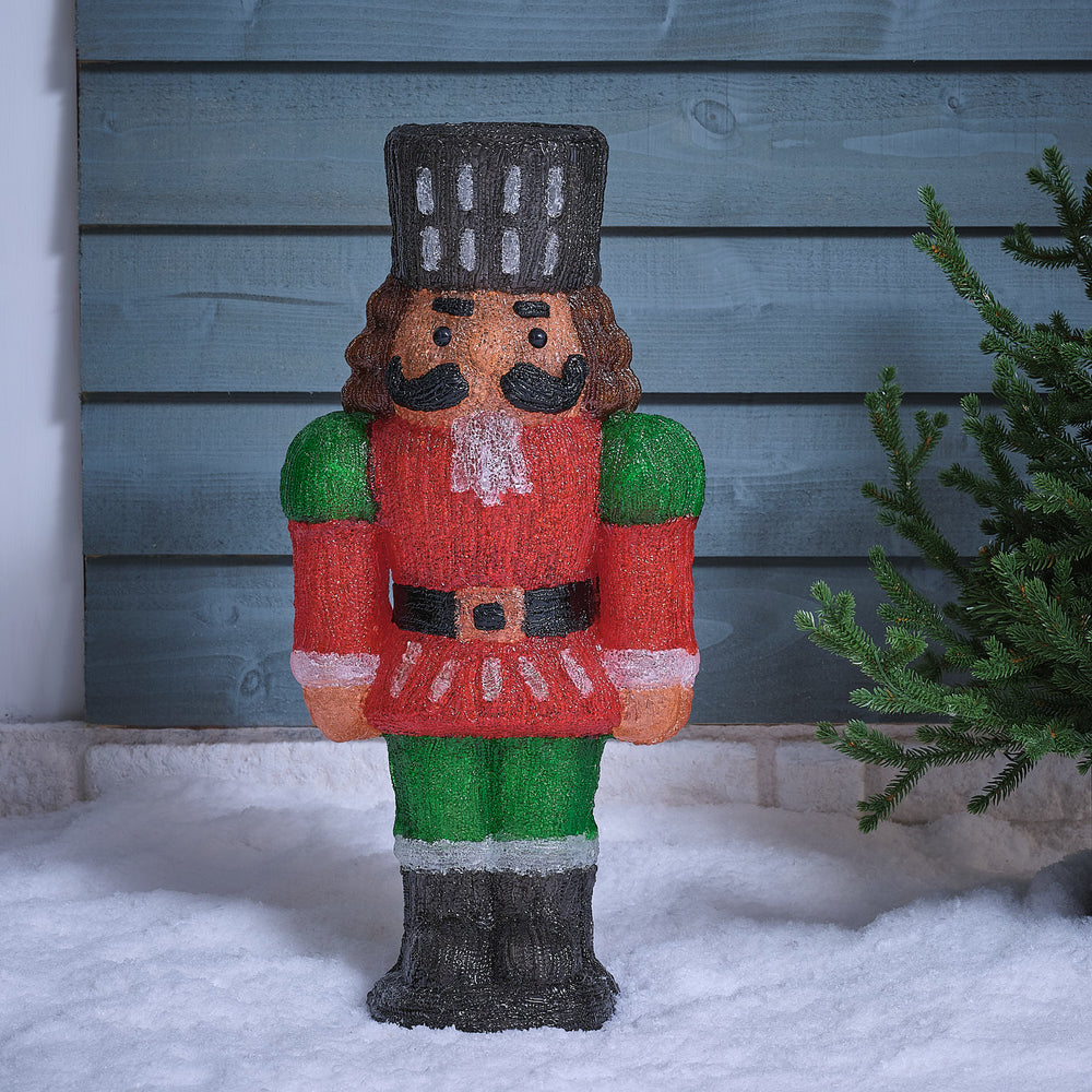 58cm Nutcracker Light Up Outdoor Acrylic Christmas Figure