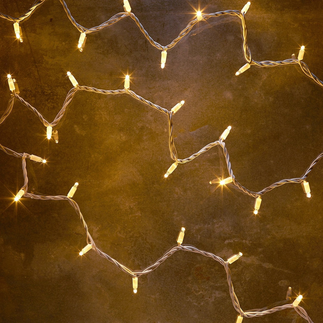 Pro Connect 55m 550 Warm White Connectable String Lights White Cable