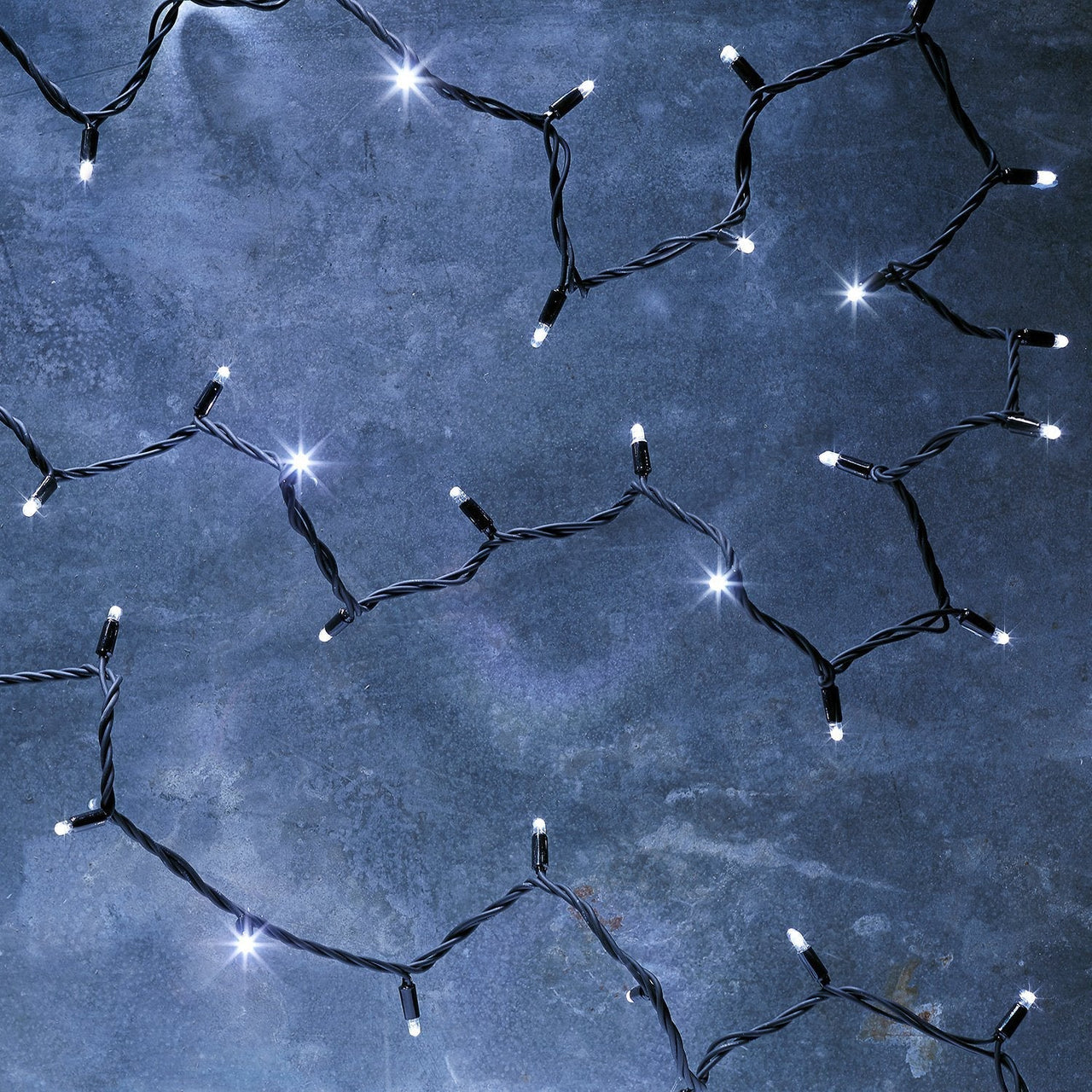 Pro Connect 100m 1000 White Connectable String Lights Black Cable