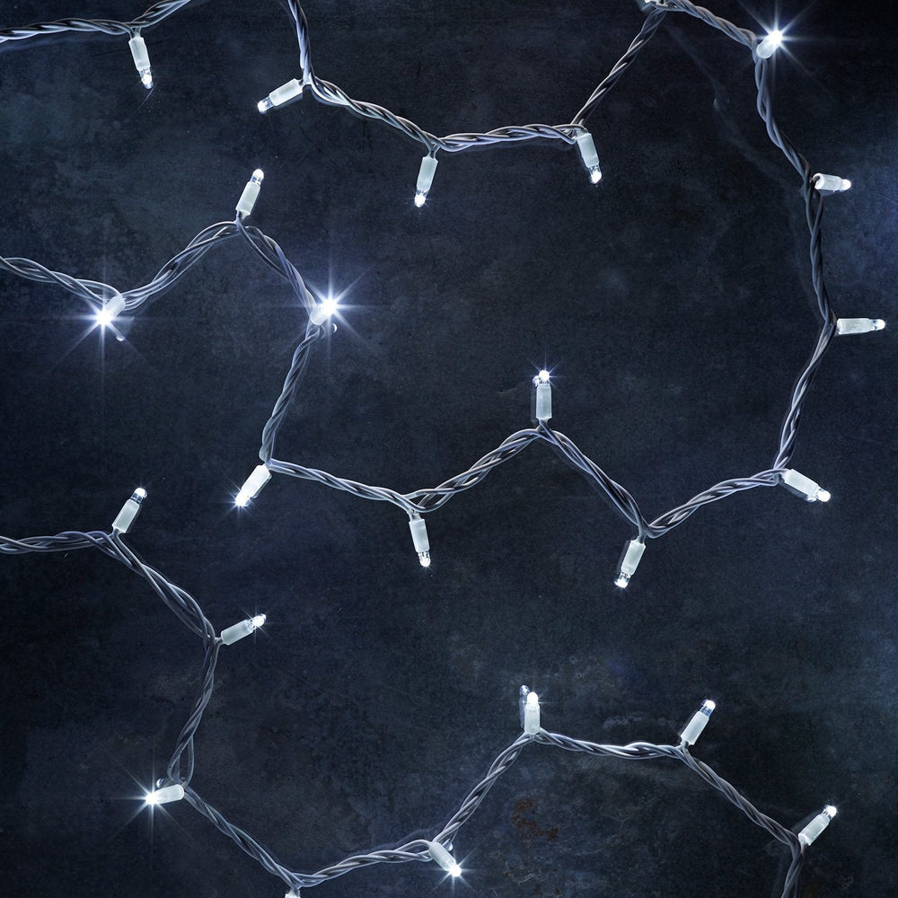 Pro Connect 50m 500 White Connectable String Lights White Cable