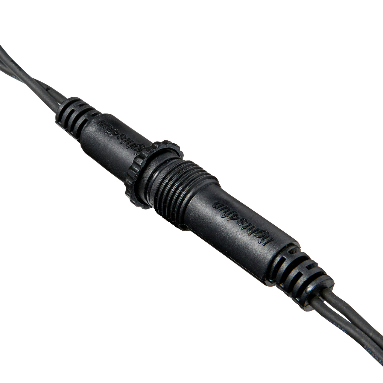 Pro Connect Traditional Warm White Connectable String Lights Black Cable
