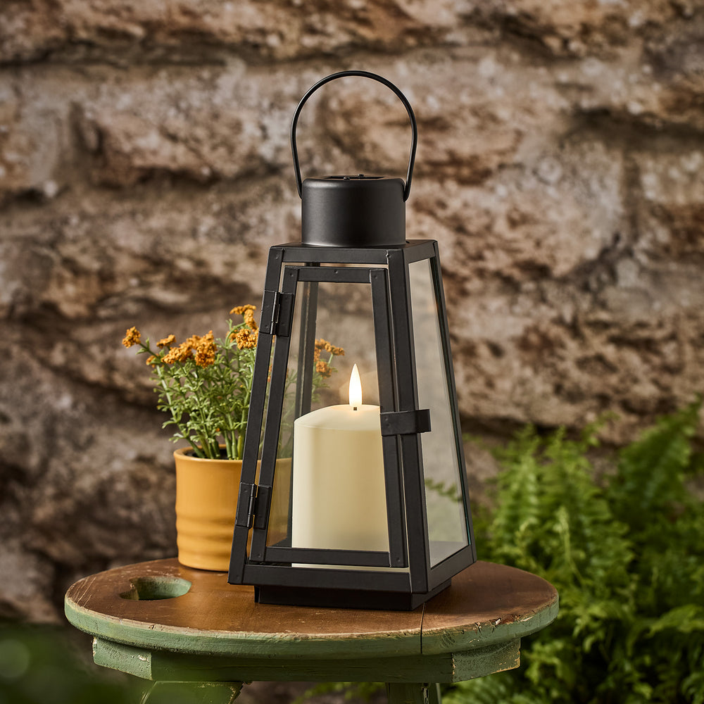 Regular Palma Solar Lantern with TruGlow® Candle