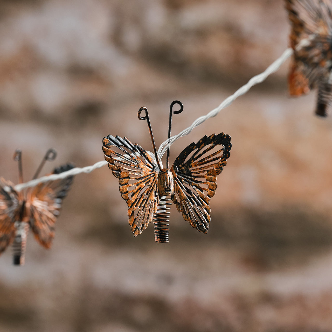 10 Butterfly Solar Fairy Lights