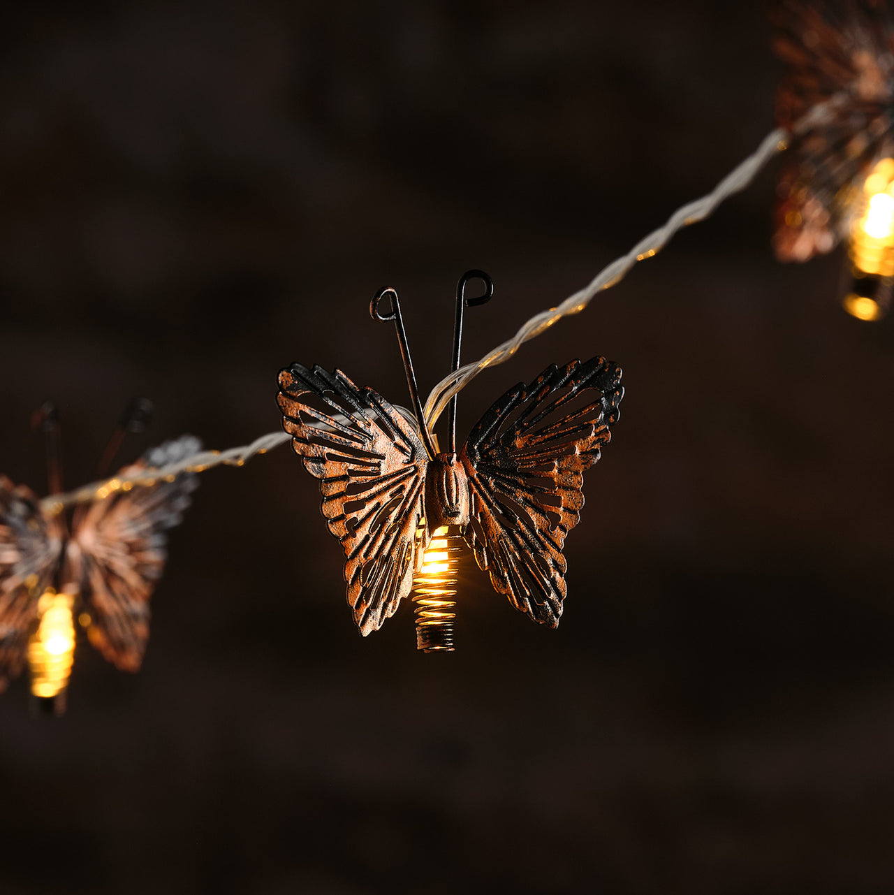 10 Butterfly Solar Fairy Lights