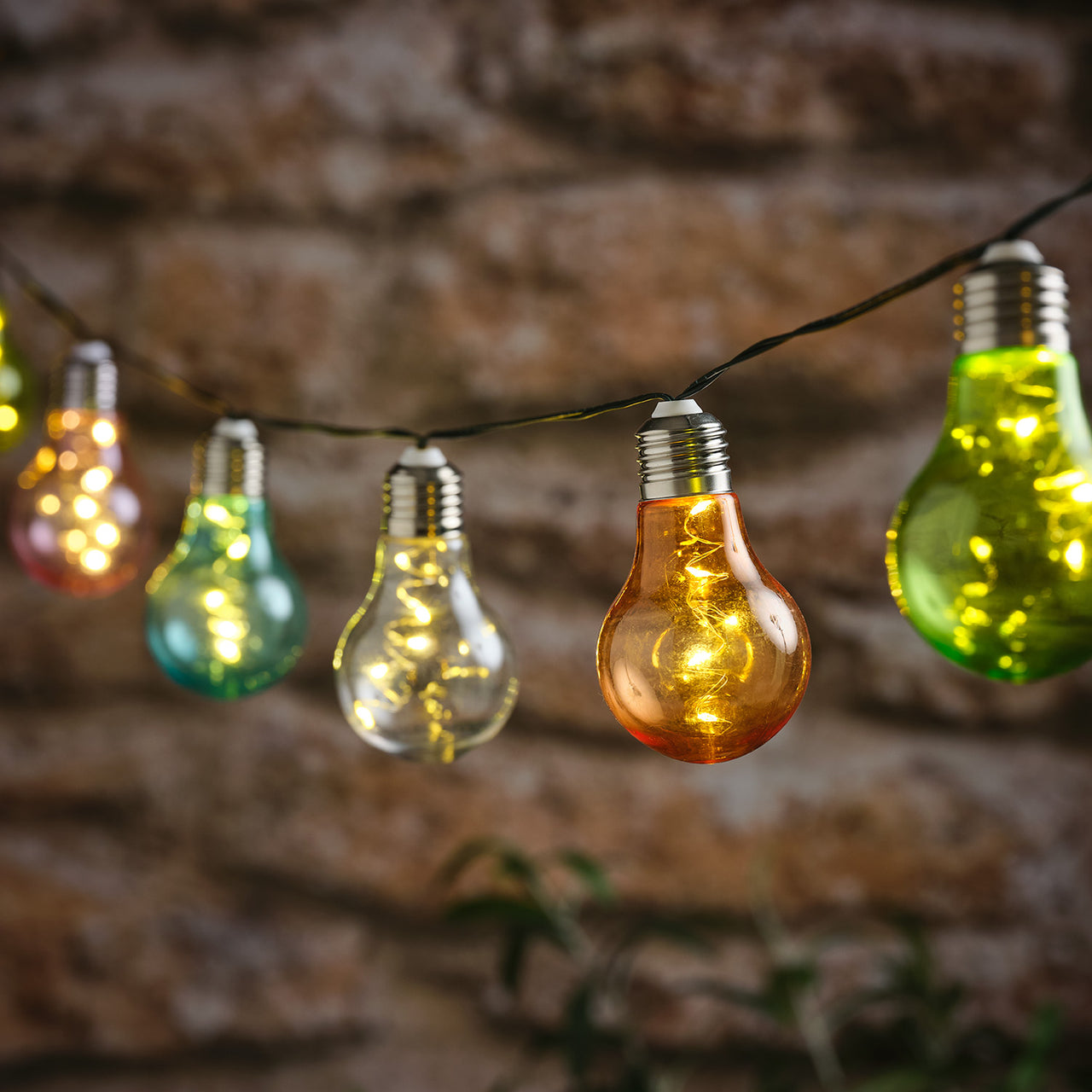 Pastel Cap Micro Solar Festoon Lights